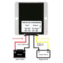 Módulo regulador de voltaje convertidor de voltaje CC/CC reductor de 12V/24V a 5V 3A