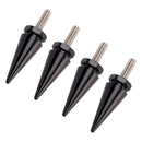 4x tornillos de montaje de carenado de parabrisas negros para Road Glide FLTR 2015-2025