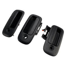 Conjunto de 3 peças de maçanetas externas dianteiras para Chevrolet Express 1500 2500 1996-2009