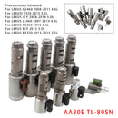 2007-2014 kit de válvula solenóide de transmissão LEXUS LS460 4.6L AA80E TL-80SN
