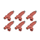 Pacote de 6 injetores de combustível para Mitsubishi Eclipse 06-12 Endeavour 2004-2010 HDB305F