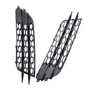 2012-2015 Audi A4 C7 Front Bumper Honeycomb Fog Grille Cover Black