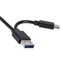 Type-C Usb 3.0 External Dvd Cd Rw Drive Brenner Großes Bohrgesicht Schwarz Pc