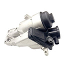 Oil filter oil cooler assembly for 2016 Volvo XC60 (Models: T5 Platinum, T5 Premier, T5 Special Edition).