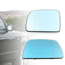 Blau Beheizte Links & Rechts Fahrer Seite Flügel Spiegel Glas Für BMW X5 E53 1998-2006