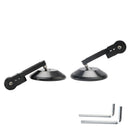 2x Motorrad Rückspiegel Lenkerendenspiegel Rund Blau Glas 7/8" Spiegel E-geprüft