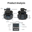 YT-1500 Kamera Elektrische Cloud Plattform Mobile Live Rotierenden Panorama Stabilisator