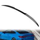 Takaspoileri korkeakiiltoisena mustana BMW 4-sarjan G22 G82 Coupélle vuodelta 2020 (M4-tyyli)