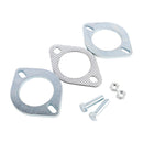 2 flanges de aço de 2,5 polegadas 64 mm para flange e parafusos de conexão de reparo de exaustão de tubo
