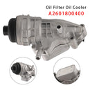 2015-2019 para MERCEDES-BENZ GLA250 filtro de aceite de motor conjunto de enfriador de aceite 2601800400