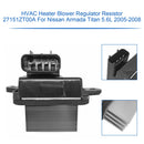 Varmeblæser regulator modstand 27151ZT00A til Nissan Armada 2005-2008