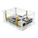 Adaptador Raspberry Pi 5 PCI-E, caixa adaptadora PCIe para M.2, cooler de caixa acrílica
