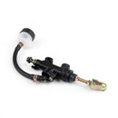 Motorrad Hinten Master Zylinder Hydraulisch Bremse Pumpe Fluid Reservoir Schwarz Universal