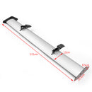 Universal Adjustable Aluminum GT Rear Spoiler Racing Spoiler Silver