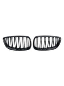 Glänsande svart front njurgrill Grill Passar BMW E92 E93 328i 335i 2006-2010 2DR