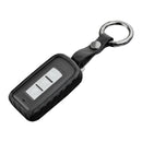 Capa de couro e silicone para chave de carro com fivela para Mitsubishi