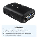 ABS-Schale für Raspberry Pi5/5B, Spritzguss-Schutzschale mit aktivem Kühler