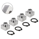 4X Set Schneemobil Anhänger Einsatz Mutter &amp; Snap Ring 04414 03400 Für Triton Xt &amp; Lt