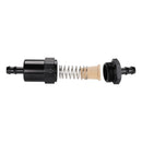 Schwarzer Inline-EFI-Kraftstoffsystemfilteradapter 3/8""-Schlauch mit 30-Mikron-Filterelement