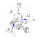 EGR Valve Blank Plate für Volkswagen Transport T5 2.0 BiTDI CFCA Engine