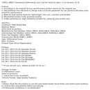 2011-2016 Kia K3 transmissionsdifferentialhuskopp 45822-3B850