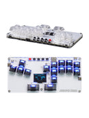 MustFun Hitbox Mini Stickless Controller, Velegnet til PC/PS3/PS4/Switch osv.