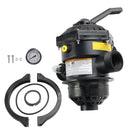 262506 1-1/2" Zoll 6-Wege-Klemmventil Kompatibel mit Pool- und Spa-Sandfilter
