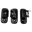 Conjunto de 3 peças de maçanetas externas dianteiras para Chevrolet Express 1500 2500 1996-2009