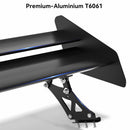 Universal justerbar Double Deck GT bakvingsspoiler av aluminium