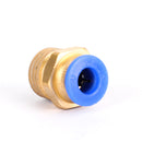 10 stk. 6 mm 1/4" Pneumatiske trykluftforbindelser stikfittings stik