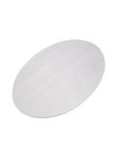 Oval blank aluminiumslegering nummerplade DIY Universal Passer til motorcykler