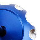 CNC bearbejdet tankdæksel med udluftning, blå, til Suzuki DRZ 125, RMZ 250, DRZ LTZ 250, 400, LTR450