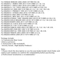 2007-2010 Ford I-Max 4 SP FWD L4 1,8L girkassedeksel bak 4F27E FN4A-EL