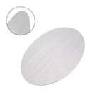 Oval blank aluminiumslegering nummerplade DIY Universal Passer til motorcykler