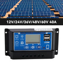 12V-60V PWM Solar Controller Display Power Solar Street Light Control 0V Start