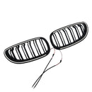 2004-2009 Für BMW 5er Touring E61 520d 525d 530d 535d 2 Stück Glänzend Schwarz Front Sport Nierengrill