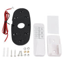 Boats & RV 12V/24V automatically regulating power saving fan black