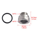 Gewindegröße Ölablassventil-Adapter Silber A-211 27mm-2.0