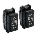 2X Console Window Regulator Switch Front Button for Mercedes Benz W124 S126 W190