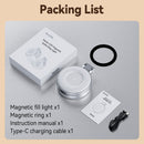 Magnetisches Schönheitsfülllicht für Mobiltelefone, tragbares, rotierendes Stretch-Taschenlicht