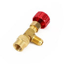 Adaptér a spojka ventilu chladiva klimatizace R410A 1/4" do 5/16" SAE