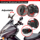 Universal Justerbar Clip On Windshield Extension Spoiler Wind Deflector Smoke
