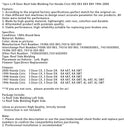 1996-2000 Honda Civic EK2 EK3 EK4 EK9 2st L+R Dörrtakslist 74306-S03-003
