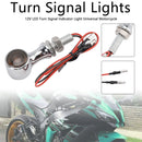 12V LED Blinker Anzeige Licht 8mm Universal Motorrad Für Suzuki