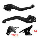 Neuer kurzer Kupplungs- und Bremshebel passend für DAYTONA 955i, SRINT ST und TT600, Schwarz