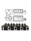 Complete cylinder head with valve spring and gasket set for Kubota V1505E V1505D