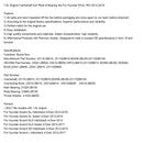 2012 Hyundai Accent GLS Hatchback 4-ovinen 1.6L moottorin kampiakselin kiertokanget &amp; Laakerisarja 231102B610