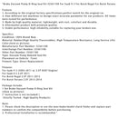 Vakuumpumpe O-Ring Dichtung Kit 55561100 Für Saab 9-3 Für Buick Regal