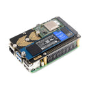 Raspberry Pi 5 PCIe Dual Channel Rotary Board NVME Protocol Dual M.2 harddisk
