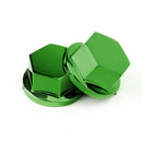 30x 5 sizes Motorrad Grün Plastic Hexagon Socket Schraube Covers Schraube Nut Kappe Abdeckung Universal